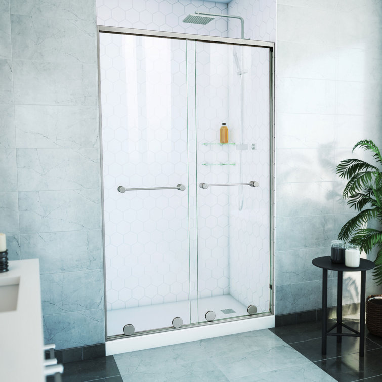 DreamLine Harmony 44 48 in. W x 76 in. H SemiFrameless Shower Door